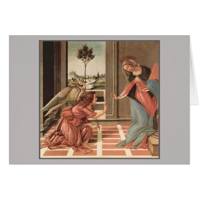Angel Gabriel And Mary Cards (Front Horizontal)