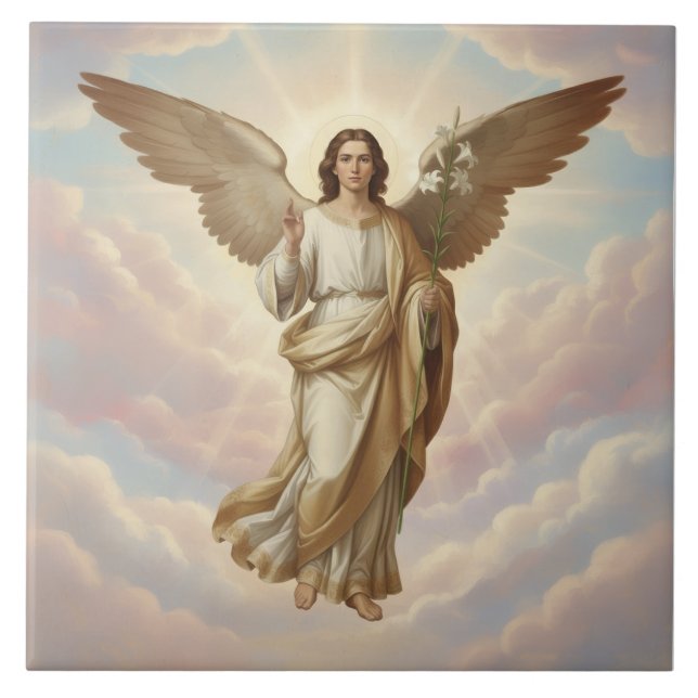 Angel Gabriel - Archangel Gabriel Ceramic Tile (Front)