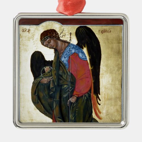 Angel Gabriel Metal Ornament