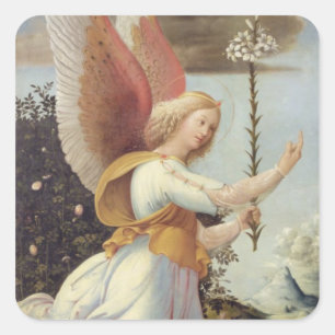 Angel Gabriel Square Sticker