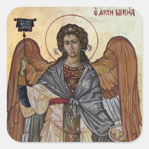 Angel Gabriel Square Sticker