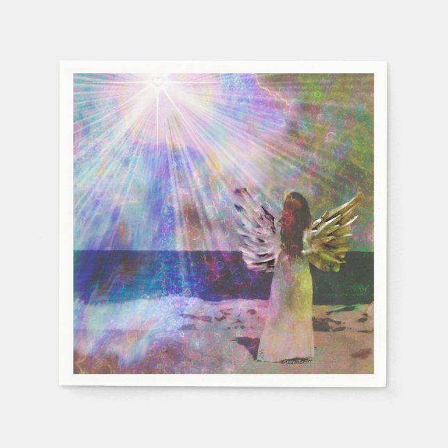 Angel Gazing Napkins (Front)