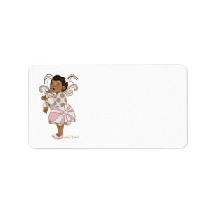Angel Girl and Owl Address Labels