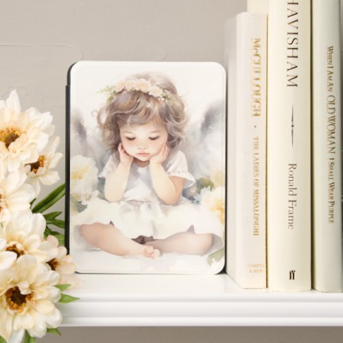 Angel Girl in Watercolor Kindle Cover