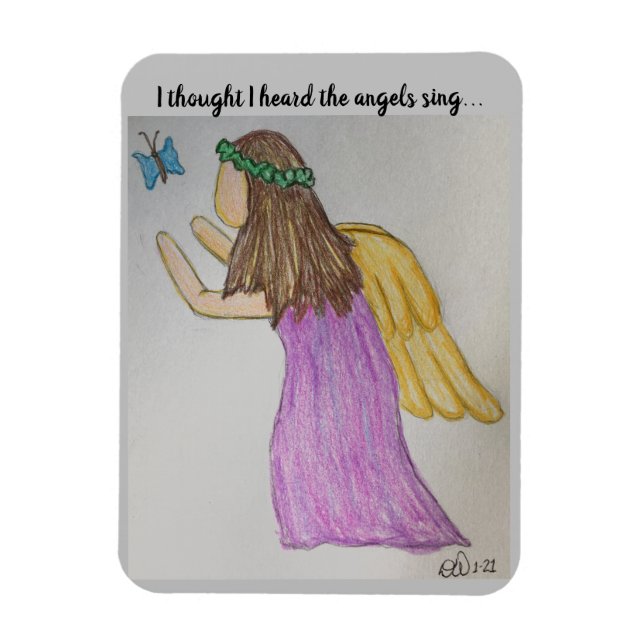 Angel Girl Magnet (Vertical)