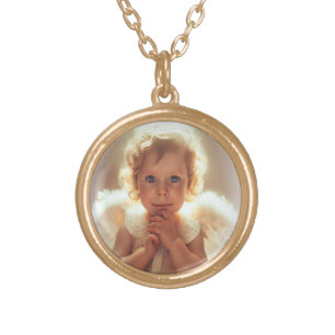 Angel Gold Plated Necklace