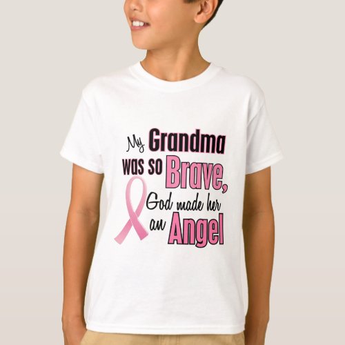 Angel GRANDMA Breast Cancer T_Shirts  Apparel