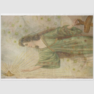 Angel Greeting Christmas Star Tissue Paper