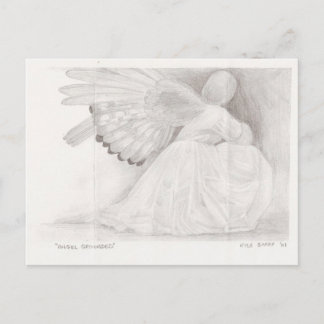 Angel Grounded Postcard
