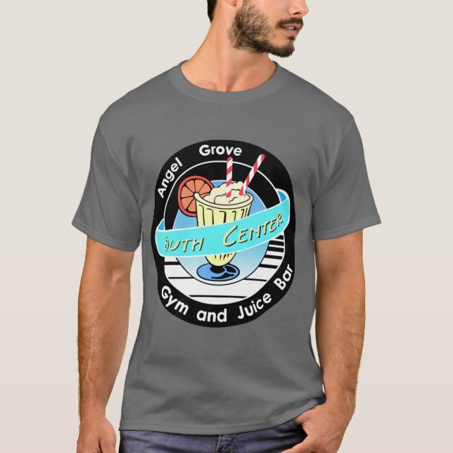 Angel Grove Gym Juice Bar girl T-Shirt (Front)