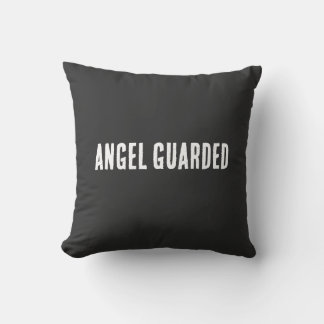 ANGEL GUARDED THROW PILLOW