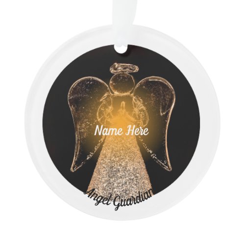 Angel Guardian Name  Ornament