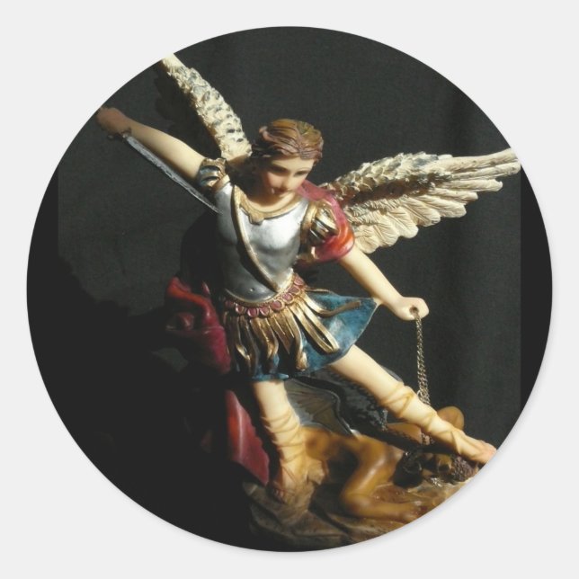 Angel Guardian Saint Michael sticker (Front)