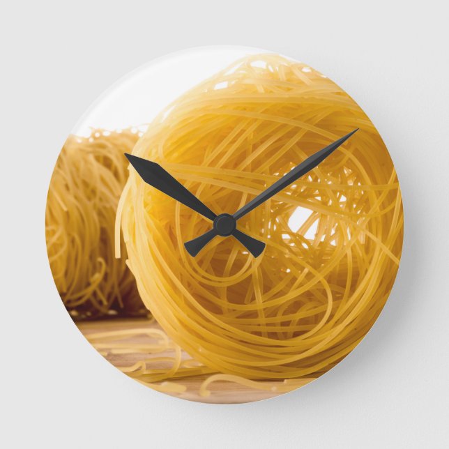Angel Hair Round Clock (Front)