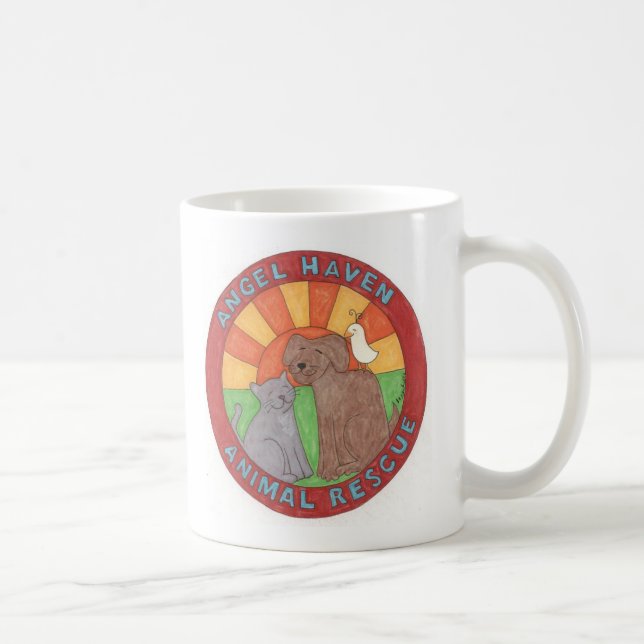 Angel Haven Animal Rescue Logo Coffee Mug (Right)