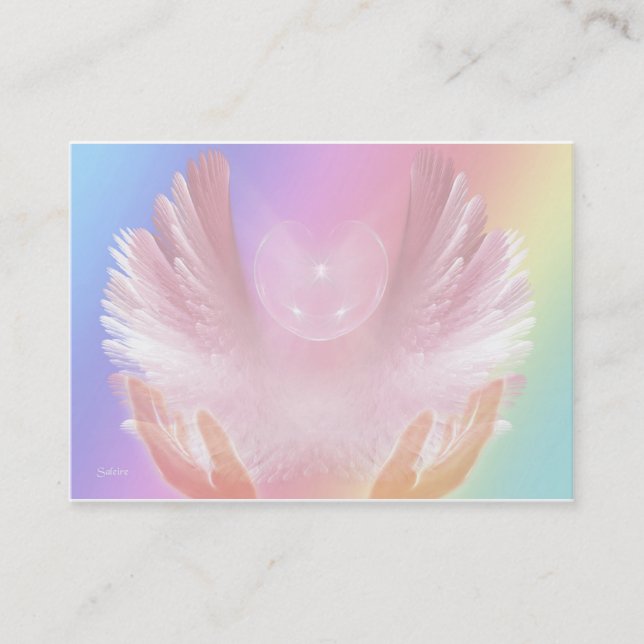 Angel Healing Light Business Card (Front)
