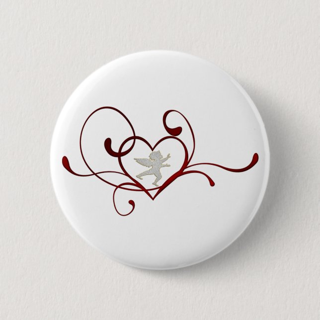 Angel heart button (Front)