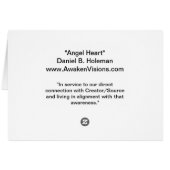 Angel Heart Cards (Back Horizontal)