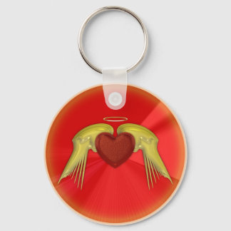 Angel Heart Keychain