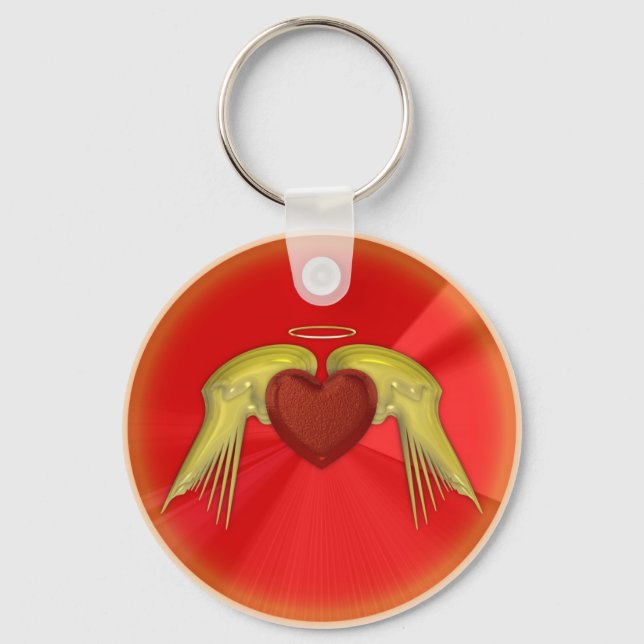 Angel Heart Keychain (Front)