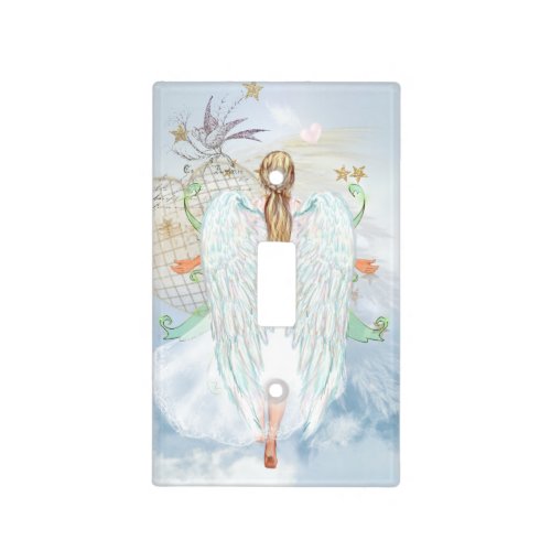Angel Heart Light Switch Cover