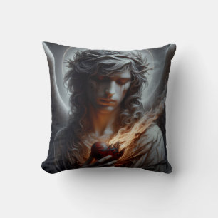 Angel Heart Throw Pillow