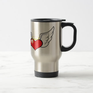 Angel heart travel mug