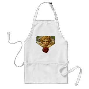 ANGEL HEART WAX SEAL ADULT APRON