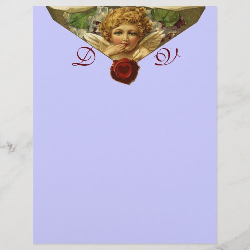 ANGEL HEART WAX SEAL Monogram Blue