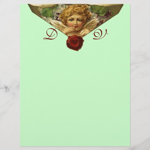 ANGEL HEART WAX SEAL Monogram Green