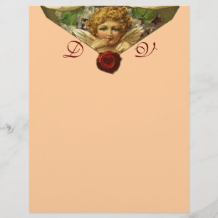 ANGEL HEART WAX SEAL Monogram Pink