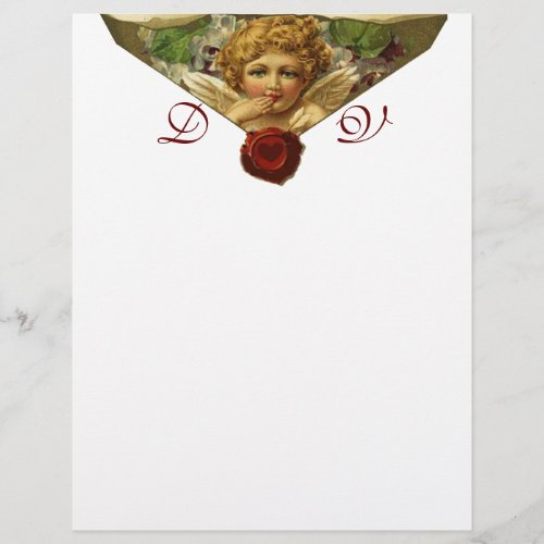 ANGEL HEART WAX SEAL Monogram White