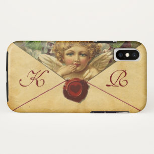 ANGEL HEART WAX SEAL PARCHMENT Monogram iPhone XS Case