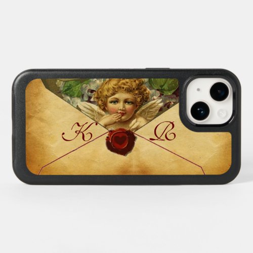 ANGEL HEART WAX SEAL PARCHMENT Monogram  OtterBox iPhone 14 Case