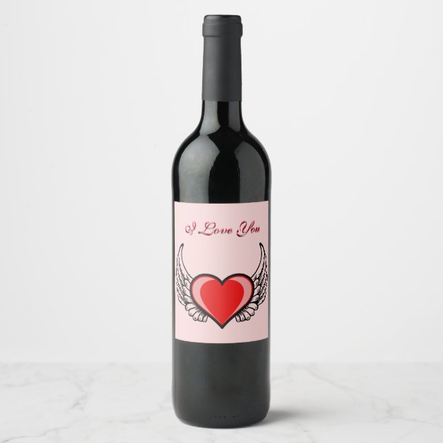 Angel Heart Wine Label (Front)