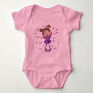 Angel Hearts Baby Bodysuit