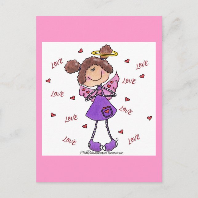 Angel Hearts Postcard (Front)