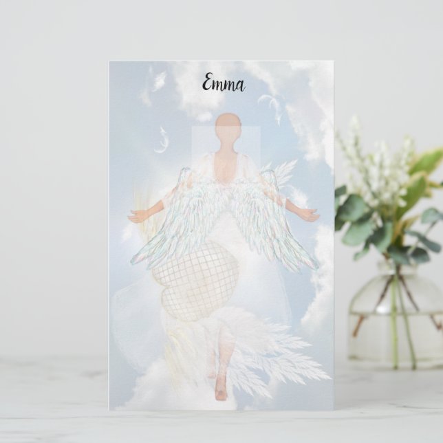 Angel Hearts Stationery (Standing Front)