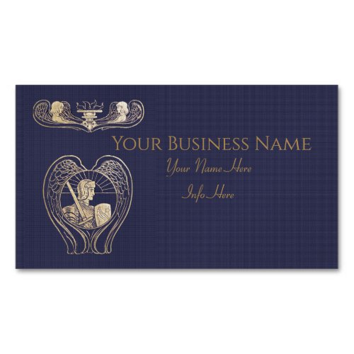 Angel Heraldry Business Card Magnet