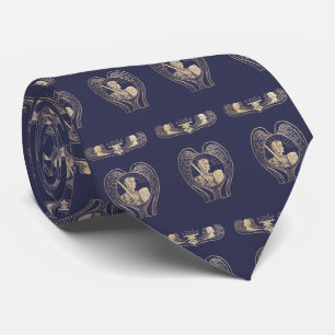 Angel Heraldry Neck Tie