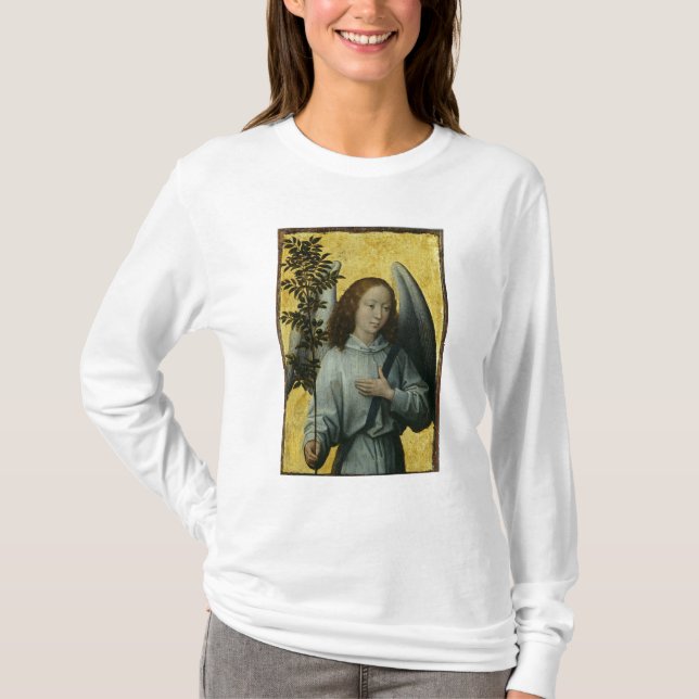 Angel Holding an Olive Branch T-Shirt (Front)