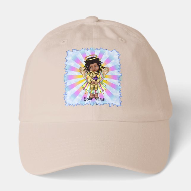 Angel Holding Bear Hat (Front)