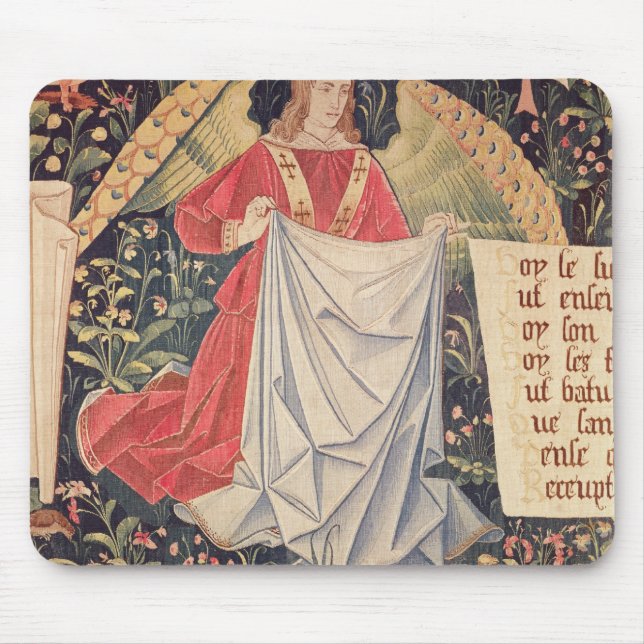 Angel holding the shroud mouse pad (Front)