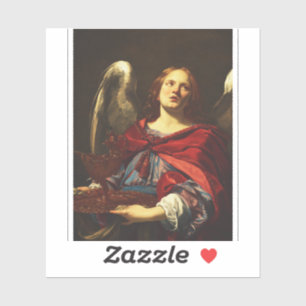 Angel Holding the Vessel and Towel  Sticker