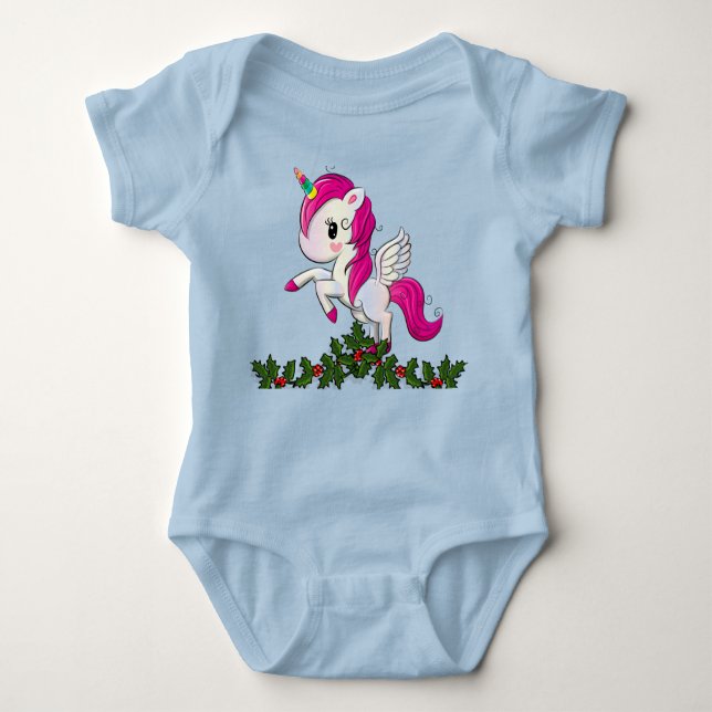 Angel Horse Baby Bodysuit (Front)