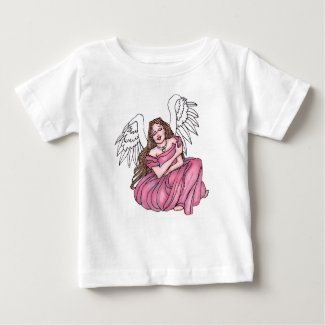 Angel hugs baby t-shirt