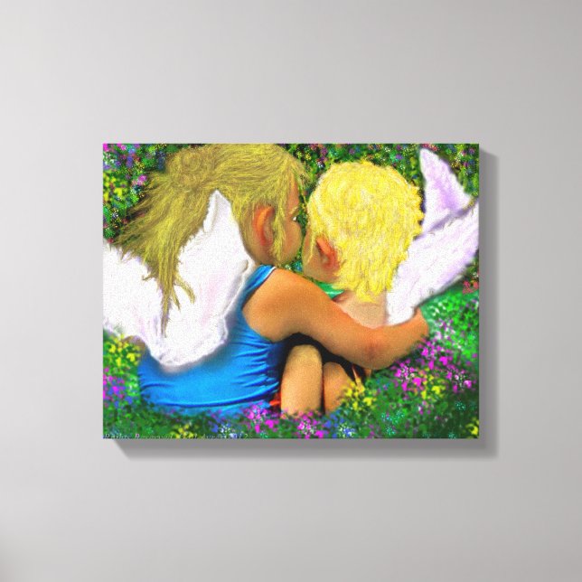 Angel Hugs! Canvas Print (Front)