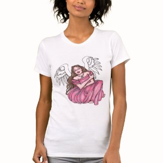 Angel Hugs Women's American Apparel Fine Jersey T- T-Shirt