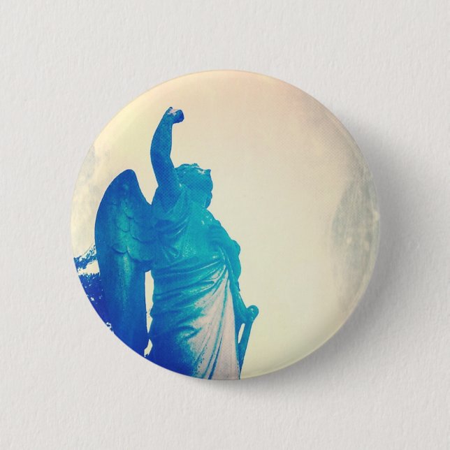 Angel in a Storm Button (Front)