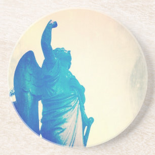 Angel in a Storm Drink Coaster